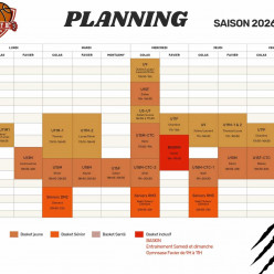Planning Saison 2026/2027
